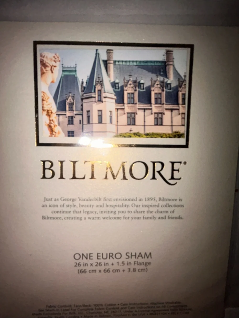 Blitmore euro sham